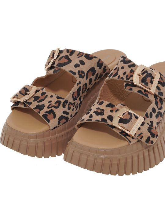 Γυναικεία Σανδάλια Flatforms LEOPAR