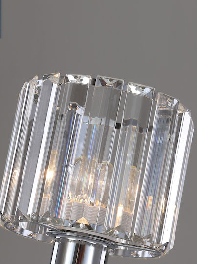 Agora Lighting Висящо осветително тяло Сребрист 78x78x40см. Agora Lighting Висящо осветително тяло Сребрист 78x78x40см.