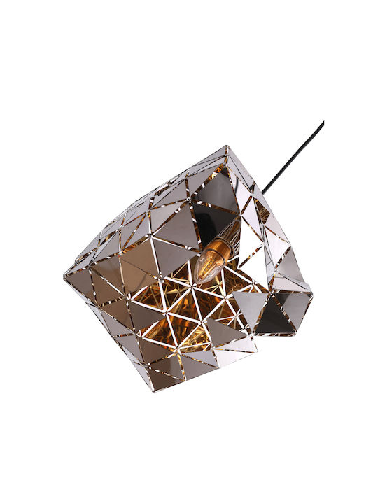Agora Lighting Adjustable Pendant Light Comet Grid with Socket E27 30x30x176cm