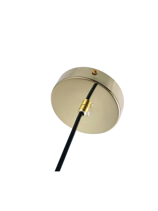 Agora Lighting Ρυθμιζόμενο Κρεμαστό Φωτιστικό Διάφανο Μπάλα με Ντουί E27 25x25x125εκ.
