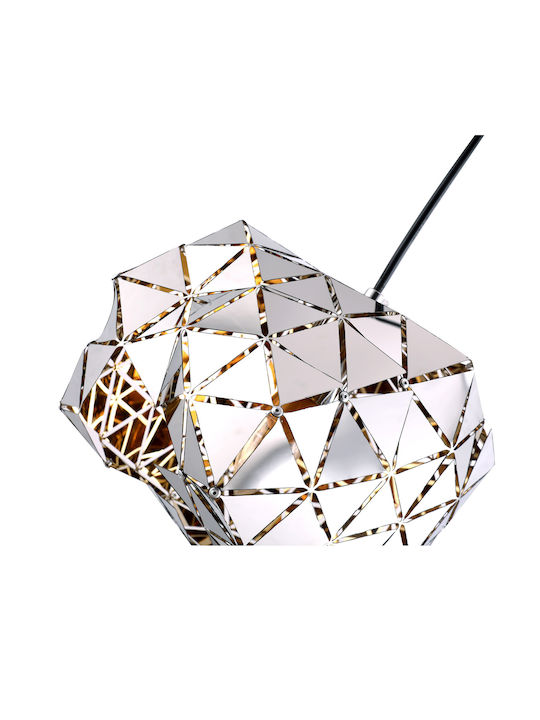 Agora Lighting Adjustable Pendant Light Comet Grid with Socket E27 30x30x176cm
