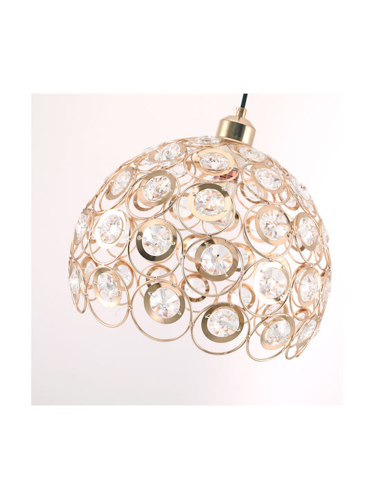 Agora Lighting Ρυθμιζόμενο Κρεμαστό Φωτιστικό Χρυσό
