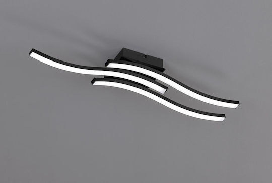 Trio Lighting Route Таванно осветление 56бр Черен с Вграден LED