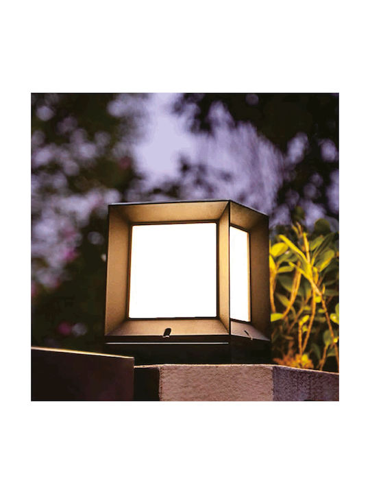 Inlight Outdoor Lantern Floor Lamp IP44 for E27 Socket Gray