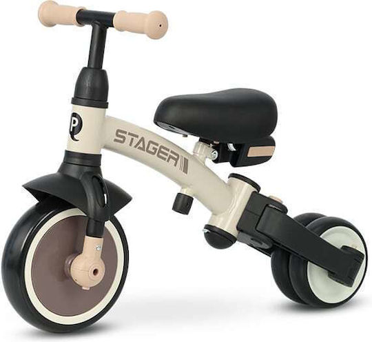 Q Play Stager Convertible with Parental Handle 3 in 1 for 2+ Years Brown