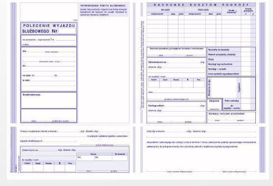 Business Trip Request Form A5 40 Sheets
