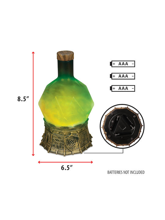 Enhance Dekorative Lampe Flasche Grün