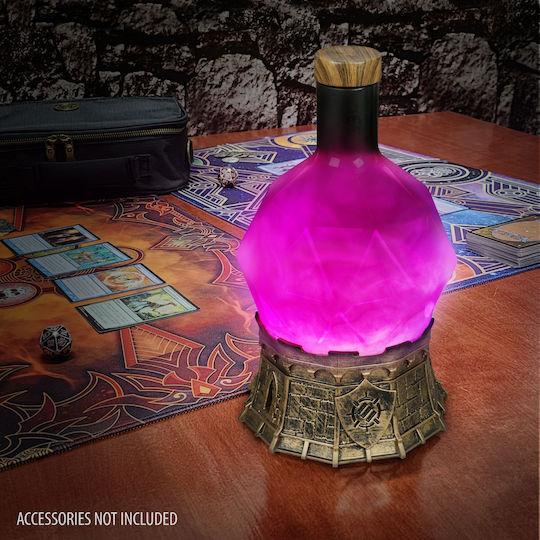 Enhance Dekorative Lampe Flasche Lila
