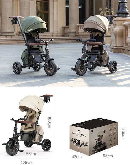 Q Play Comfo Max Foldable & Convertible 7 in 1 for 10 Months Black