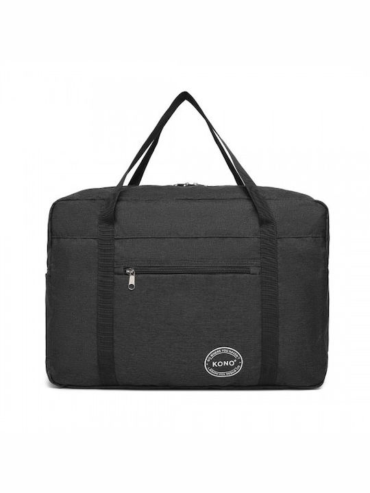 Miss Lulu Foldable Waterproof Storage Cabin Travel Handbag Black Miss Lulu Foldable Waterproof Storage Cabin Travel Handbag Black