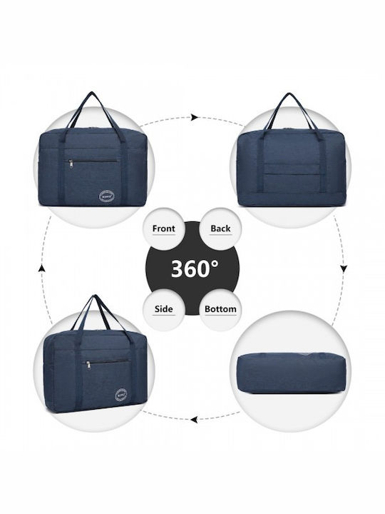 Miss Lulu Foldable Waterproof Storage Cabin Travel Handbag Navy