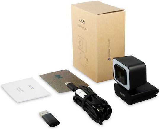 Aukey Уеб камера Full HD 1080p Черен PC-LM6