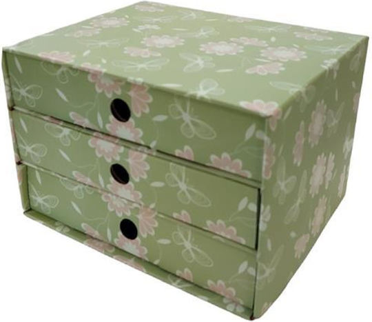 Next Paper Desktop Drawer 3 Positions 20x25x17cm Green
