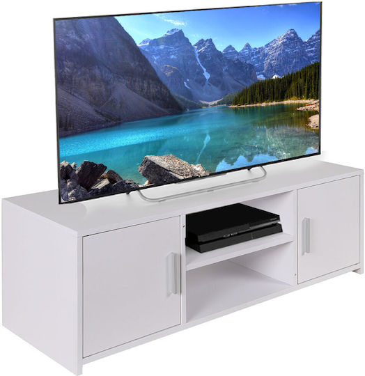 Έπιπλο TV Επιδαπέδιο Λευκό 110x35x36εκ.