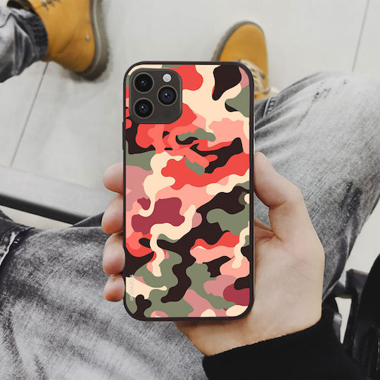 Sonique Камуфлажна Армейска Серия Калъф за Samsung Galaxy Z Fold 6 Червен