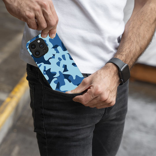 Sonique Camouflage Army Series Case for Samsung Galaxy Z Fold 6 Blue