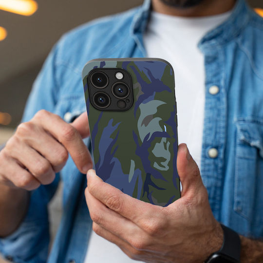 Sonique Camouflage Army Series Case for Samsung Galaxy Z Flip 4 Blue 01