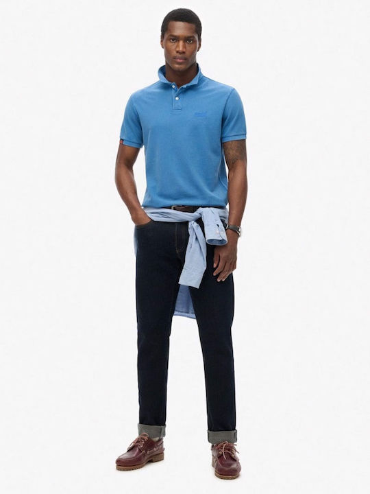 Polo Short Sleeve Blue T-shirt