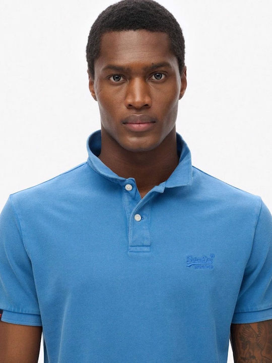 Polo Short Sleeve Blue T-shirt