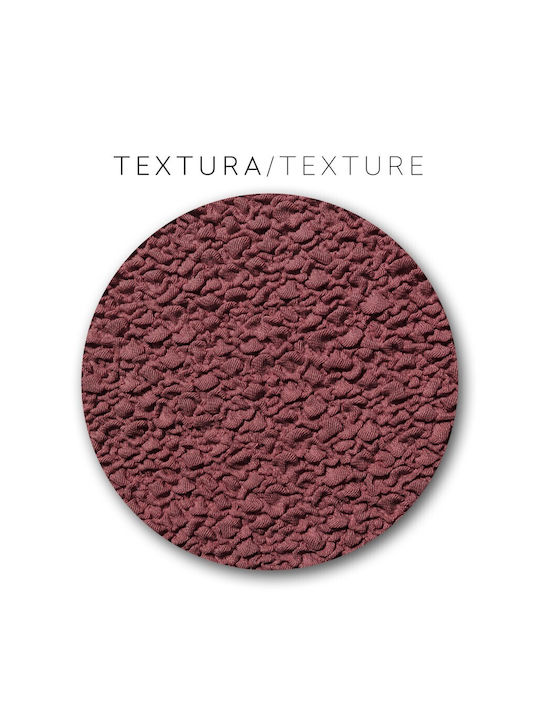Eysa Roc Husă Elastică Canapea cu trei locuri C/8 Burgundy 180εκ. 1buc F739178CC