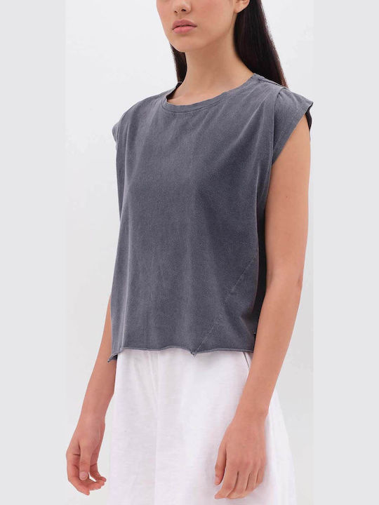 Γυναικείο T-shirt Vintage Grey