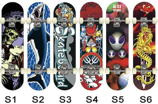 ToyMarkt Complete Shortboard 7.87" Multicolour