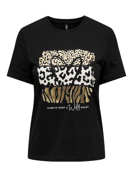 Γυναικείο T-shirt Μαύρο