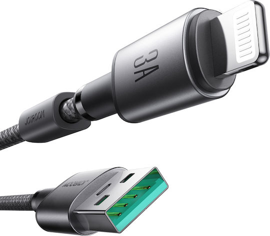 Joyroom S-A50 Unlimited Μαγνητικό USB-A to Lightning Cable 60W Γκρι 1.2m