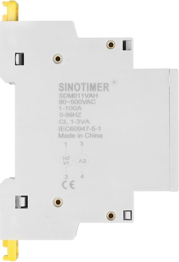 Sinotimer Voltmetru Panou Electric Digital Șină Monofazic