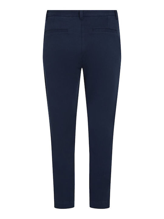 Women's Chino Trousers Slim Fit Navy