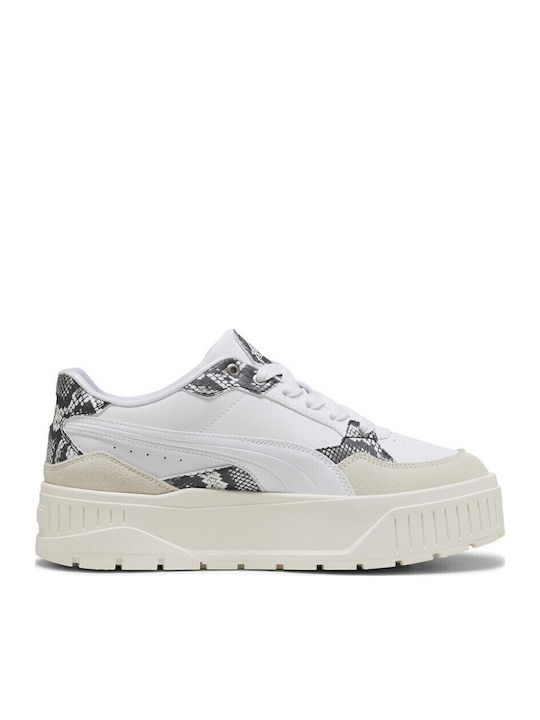 Karmen Ii Idol Snake Chic Sneakers White