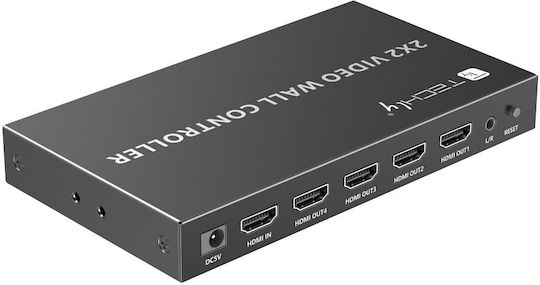 Techly Idata Hdmi-104vw 2x2 Hdmi 4 Channel Video Wall Controller