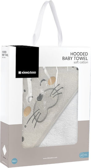 Kikka Boo Baby Bath Towel Bathrobe Hooded 90x90cm