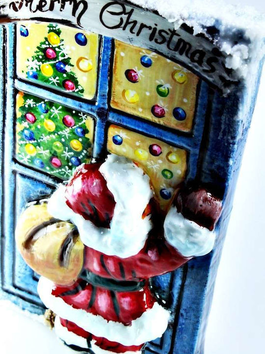Gerakis Christmas Blue Candle 23x14cm