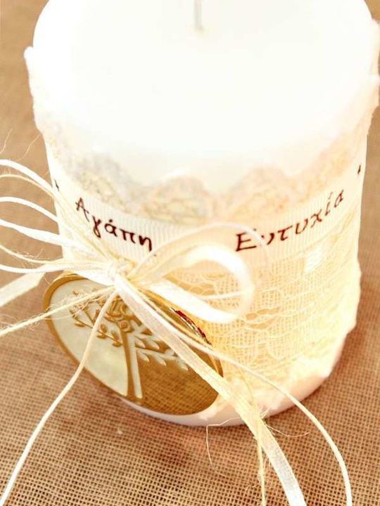 Gerakis Christmas Candle 10x8cm