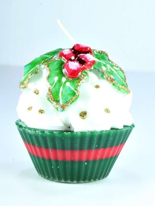 Gerakis Christmas Candle 9x7cm