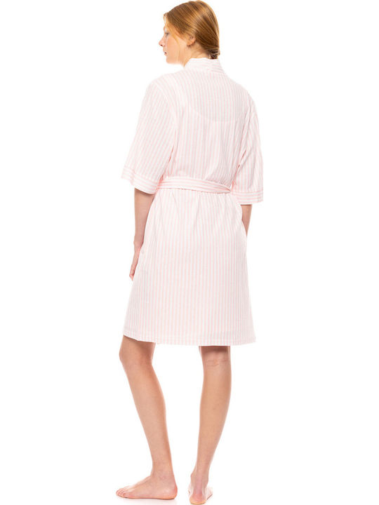 Pink Label Summer Women's Robe Pink