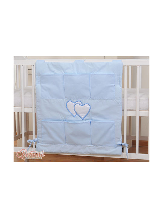 Pocket Organizer Blue Hearts