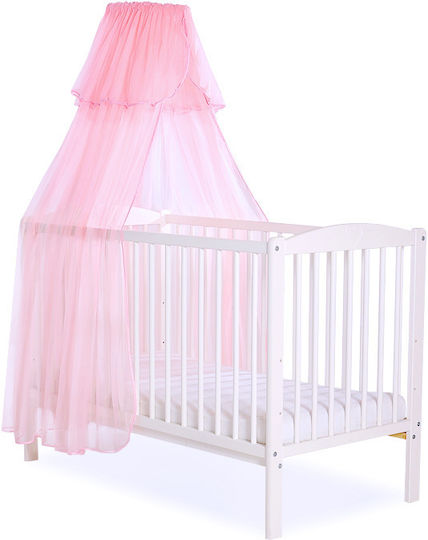 Bobono Plasă Împotriva Țânțarilor Bebe Pentru Pătuț Din Tul Roz 470x160cm