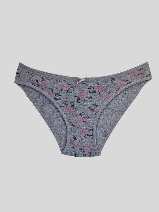 R1500 Βαμβακερά Damen Slip MultiPack Colorful