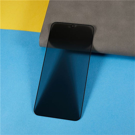Full Glue Privacy Full Face Tempered Glass Μαύρο (Realme 14X 5G)