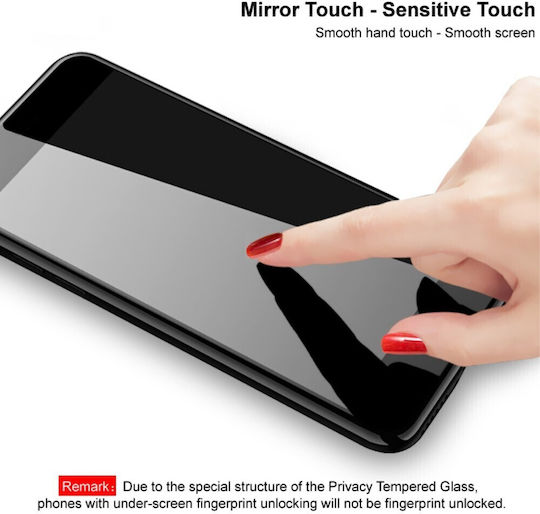 Privacy Full Face Tempered Glass Μαύρο (Realme 14 Pro+)