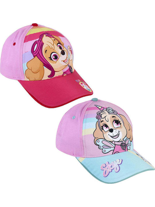 Paw Patrol Παιδικό Καπέλο Jockey Υφασμάτινο Φούξια