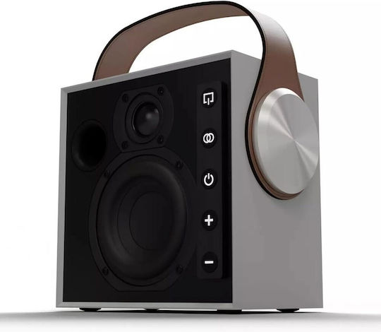 Morel Biggie Bluetooth Speaker 60W with Battery Life up to 20 hours Minimal White