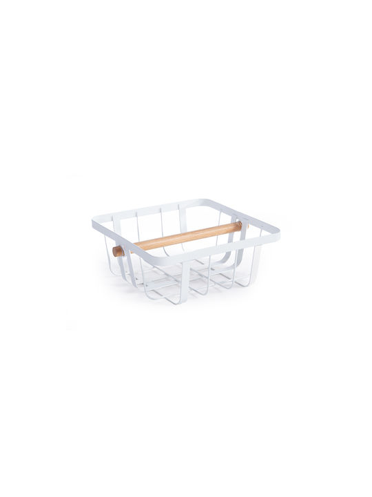 Nef-Nef Homeware Държач за салфетки Метална Бяла 20x20x8см