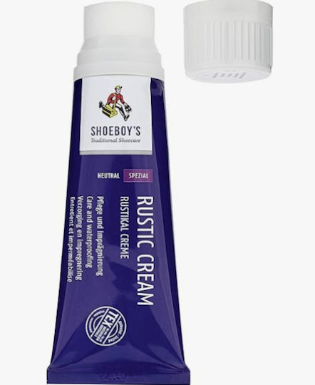 Shoeboy's Leather Rustic Cream 75ml Special Care Cream Impregnation Waterproofing Leather Tube Sponge Neutral All
