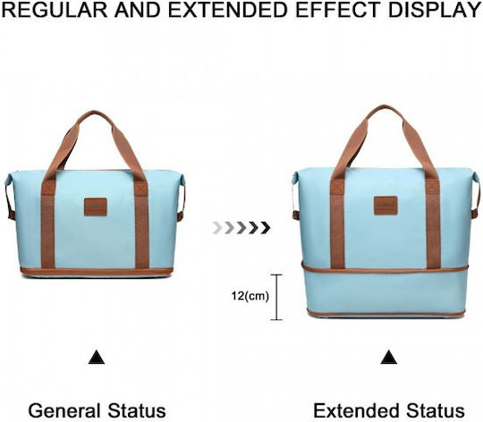 Miss Lulu Подредба Сак Вояж Син Текстилен