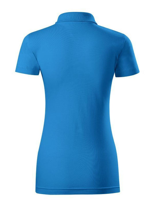 Malfini Γυναικείο Διαφημιστικό T-shirt Κοντομάνικο σε Μπλε Χρώμα