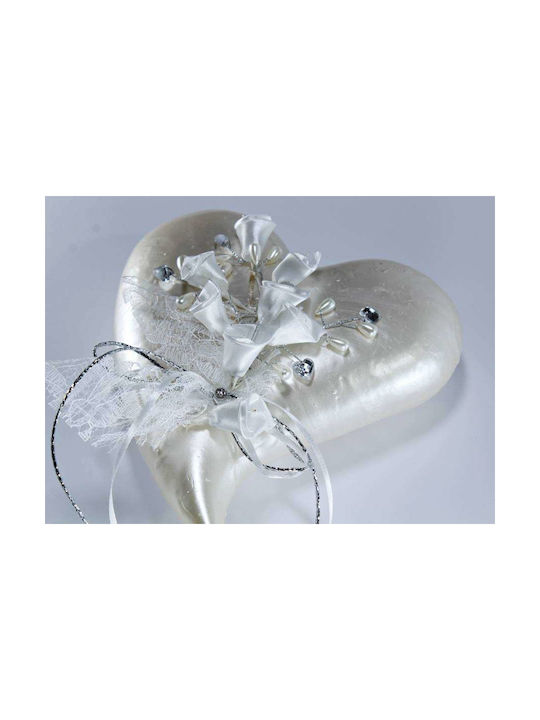 Heart Tail Silver White 0520038 Decor