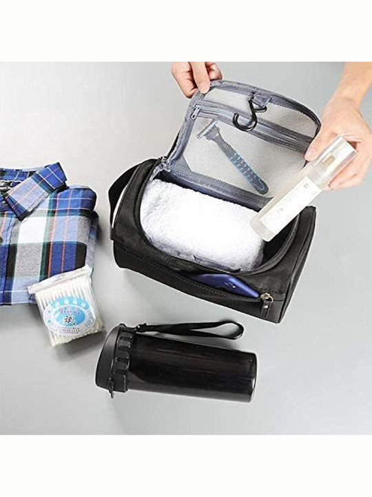 Toiletry Bag in Black color 25cm